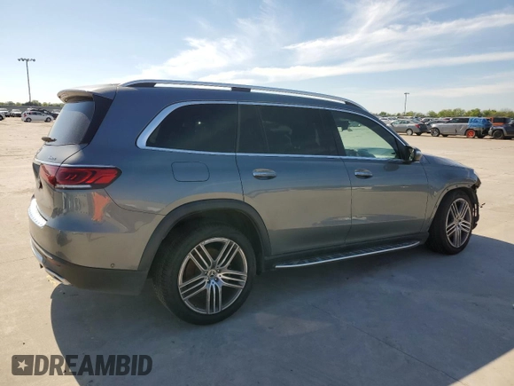 2020 Mercedes-Benz GLS 450 with VIN 4JGFF5KE6LA270035, listed as a Copart auction lot 47858464 with 43,862 mi miles and . Bid and sale history available at DreamBid. Image 3.