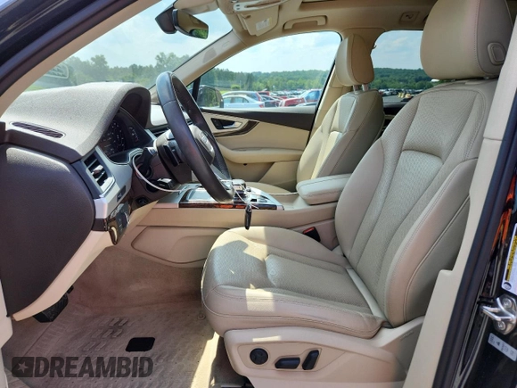 2018 Audi Q7 Premium Plus with VIN WA1LHAF71JD018852, listed as a Copart auction lot 60779375 with 84,760 mi miles and Salvage title. Bid and sale history available at DreamBid. Image 7.