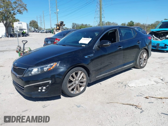 2015 Kia Optima SX Turbo with VIN 5XXGR4A63FG442597, listed as a IAAI auction lot 41533157 with 156,138 mi miles and . Bid and sale history available at DreamBid. Image 17.