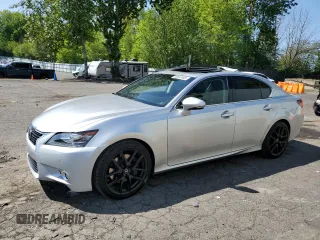 2013 Lexus GS 350 with VIN JTHBE1BL5D5000607, listed as a Copart auction lot 55643495 with 125,763 mi miles and Salvage title. Bid and sale history available at DreamBid. Image 1.