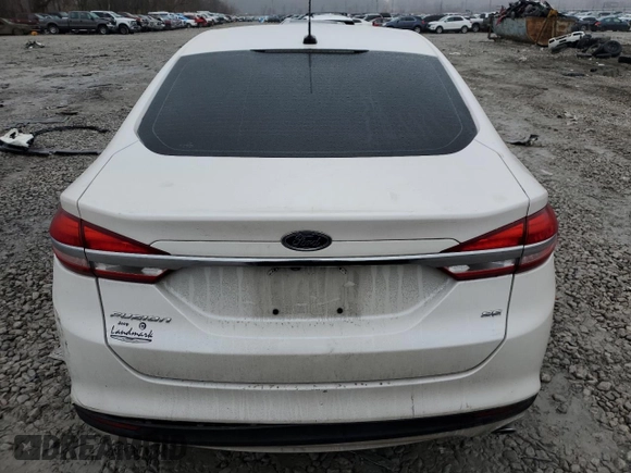 2017 Ford Fusion SE with VIN 3FA6P0H76HR187379, listed as a Copart auction lot 43791035 with 144,537 mi miles and Salvage Title. Bid and sale history available at carsss.com. Image 6.