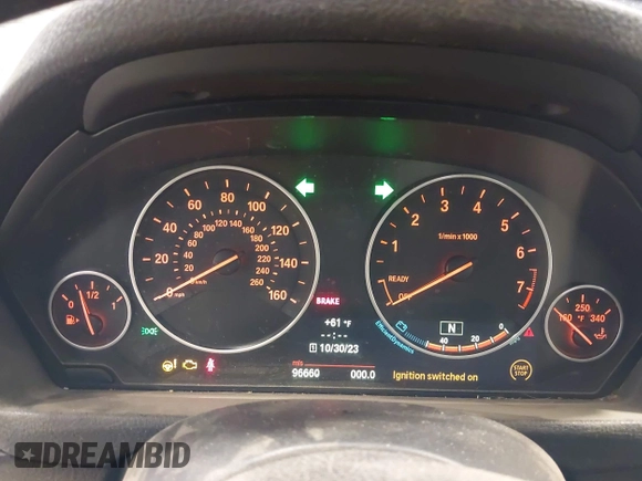 2013 BMW 3 Series 328i xDrive with VIN WBA3B3C53DF542421, listed as a IAAI auction lot 42228850 with 96,660 mi miles and . Bid and sale history available at DreamBid. Image 7.