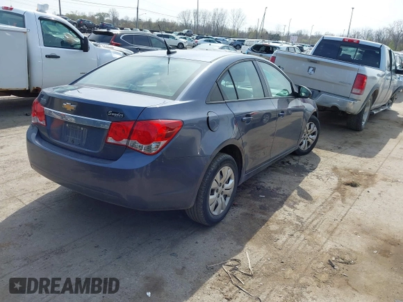 2014 Chevrolet Cruze LS with VIN 1G1PA5SH4E7105630, listed as a IAAI auction lot 42054774 with 148,114 mi miles and . Bid and sale history available at DreamBid. Image 4.