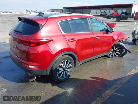2017 Kia Sportage EX with VIN KNDPN3AC1H7265751, listed as a IAAI auction lot 40737806 with 125,863 mi miles. Bid and sale history available at carsss.com. Image 4.
