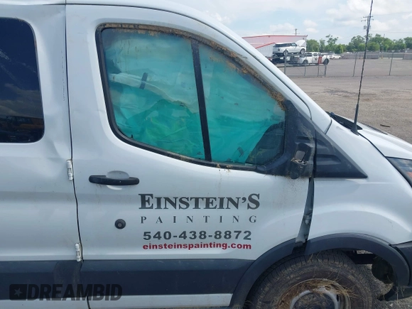 2016 Ford Transit Cargo with VIN 1FTYE1ZM9GKB17364, listed as a IAAI auction lot 42702871 with 142,000 mi miles and . Bid and sale history available at DreamBid. Image 17.