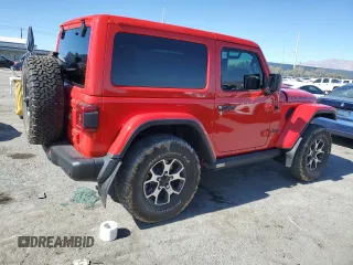 2021 Jeep Wrangler Rubicon with VIN 1C4HJXCG2MW547128, listed as a Copart auction lot 44792105 with 11,323 mi miles and Salvage title. Bid and sale history available at DreamBid. Image 3.