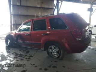 2006 Jeep Grand Cherokee Laredo with VIN 1J4HS48N06C254653, listed as a Copart auction lot 45568855 with 105,639 mi miles and Salvage Title. Bid and sale history available at carsss.com. Image 2.
