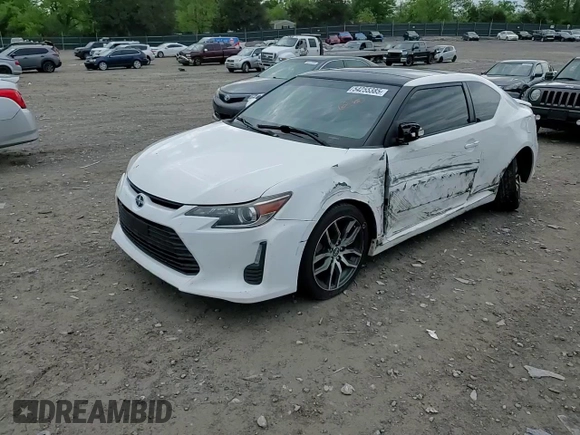 2014 Scion tC z VIN JTKJF5C70E3084411, wystawiony jako Copart lot #54255385 z przebiegiem 152 715 mil mil oraz Szkoda całkowita • Salvage title. Historia ofert i sprzedaży dostępna na DreamBid. Obrazek 14.