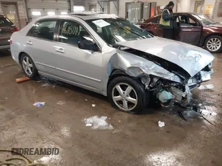 2005 Honda Accord EX with VIN 1HGCM56755A010853, listed as a IAAI auction lot 41618077 with 181,744 mi miles and . Bid and sale history available at DreamBid. Image 1.