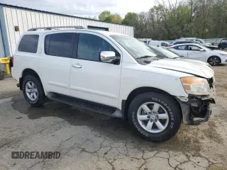 2011 Nissan Armada SV with VIN 5N1BA0ND9BN621546, listed as a Copart auction lot 50349545 with 94,226 mi miles and Salvage Title. Bid and sale history available at DreamBid. Image 4.