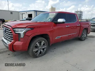 2022 Toyota Tundra Capstone Hybrid with VIN 5TFVC5DB0NX008104, listed as a Copart auction lot 53276204 with 25,415 mi miles and Salvage title. Bid and sale history available at DreamBid. Image 1.