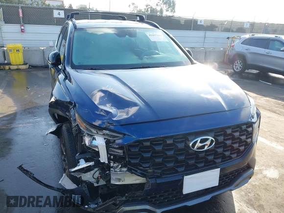2022 Hyundai Santa Fe XRT with VIN 5NMS6DAJ1NH396954, listed as a IAAI auction lot 41437662 with 35,595 mi miles. Bid and sale history available at carsss.com. Image 6.