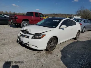 2008 Scion tC Spec with VIN JTKDE167180242989, listed as a Copart auction lot 52313515 with 124,292 mi miles and Salvage Title. Bid and sale history available at DreamBid. Image 1.