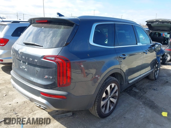 2020 Kia Telluride S with VIN 5XYP64HC9LG006929, listed as a IAAI auction lot 41829776 with 76,020 mi miles and . Bid and sale history available at DreamBid. Image 4.