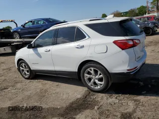2020 Chevrolet Equinox Premier with VIN 3GNAXNEV8LS685127, listed as a Copart auction lot 57146455 with 48,879 mi miles and Salvage title. Bid and sale history available at DreamBid. Image 2.