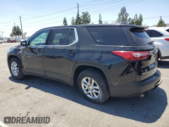 2021 Chevrolet Traverse LS with VIN 1GNERFKWXMJ242575, listed as a Copart auction lot 57480565 with 105,810 mi miles and Salvage title. Bid and sale history available at DreamBid. Image 2.