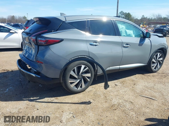 2023 Nissan Murano SL with VIN 5N1AZ2CJ2PC131235, listed as a IAAI auction lot 41639410 with 46,087 mi miles and . Bid and sale history available at DreamBid. Image 4.
