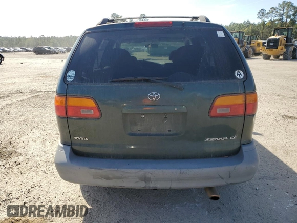 1999 Toyota Sienna LE with VIN 4T3ZF13C9XU097657, listed as a Copart auction lot 79008884 with 361,011 mi miles and Salvage Title. Bid and sale history available at carsss.com. Image 6.