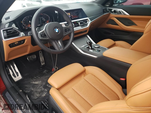 2023 BMW 4 Series 430i xDrive z VIN WBA73AP06PCM49576, wystawiony jako Copart lot #54589993 z przebiegiem 1 742 mil mil oraz . Historia ofert i sprzedaży dostępna na DreamBid. Obrazek 8.