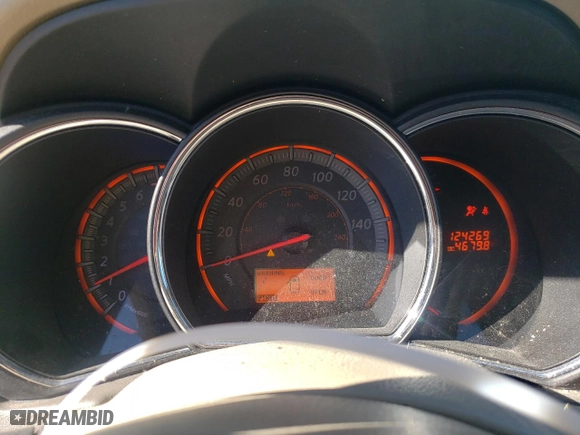 2010 Nissan Murano S with VIN JN8AZ1MU3AW013230, listed as a Copart auction lot 46337655 with 124,269 mi miles and Salvage Title. Bid and sale history available at carsss.com. Image 9.