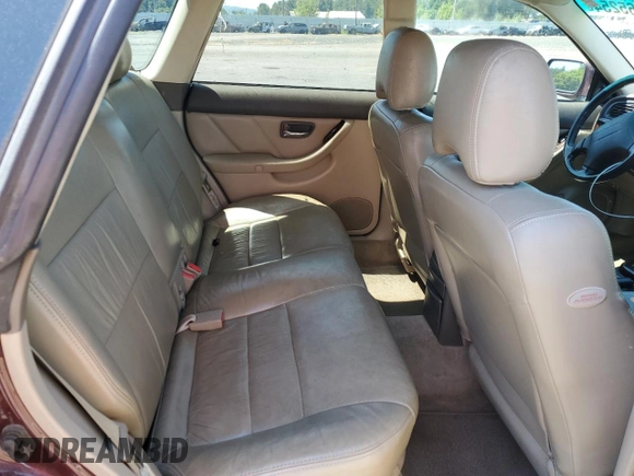 2000 Subaru Legacy Outback Limited with VIN 4S3BH6869Y7662661, listed as a Copart auction lot 60565254 with 176,043 mi miles and Clean title. Bid and sale history available at DreamBid. Image 10.