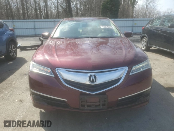 2015 Acura TLX V6 with VIN 19UUB2F37FA020307, listed as a Copart auction lot 48229895 with 69,128 mi miles and Salvage Title. Bid and sale history available at carsss.com. Image 5.