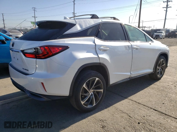 2017 Lexus RX 450h with VIN 2T2BGMCA5HC011623, listed as a Copart auction lot 56429395 with 55,282 mi miles and Salvage title. Bid and sale history available at DreamBid. Image 3.