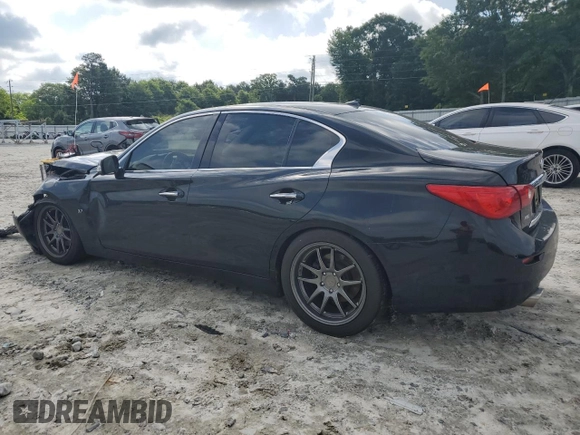 2015 Infiniti Q50 Premium z VIN JN1BV7AR9FM401311, wystawiony jako Copart lot #57159075 z przebiegiem 79 133 mil mil oraz Szkoda całkowita • Salvage title. Historia ofert i sprzedaży dostępna na DreamBid. Obrazek 2.