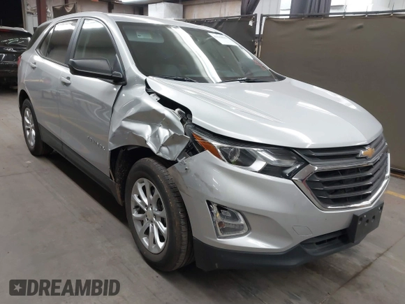 2020 Chevrolet Equinox LS with VIN 2GNAXHEV2L6150150, listed as a IAAI auction lot 41644602 with 100,140 mi miles and . Bid and sale history available at DreamBid. Image 1.