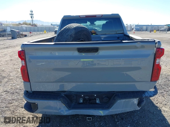 2024 Chevrolet Silverado 1500 Custom with VIN 1GCPABEK9RZ232509, listed as a IAAI auction lot 40923116 with 12,719 mi miles and . Bid and sale history available at DreamBid. Image 15.