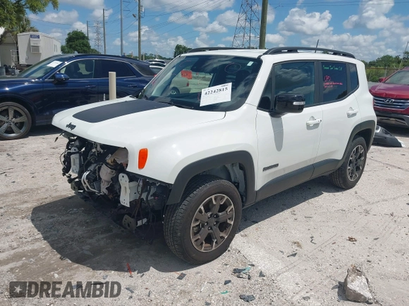 2023 Jeep Renegade Latitude с VIN ZACNJDB12PPP39095, выставлен на аукционе IAAI как лот 42242815 с пробегом 16 931 миль миль и . История ставок и продаж доступна на DreamBid. Изображение 2.