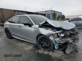2022 Honda Civic Sedan Sport with VIN 2HGFE2F59NH505520, listed as a Copart auction lot 48165305 with 0 mi miles and Salvage Title. Bid and sale history available at carsss.com. Image 4.