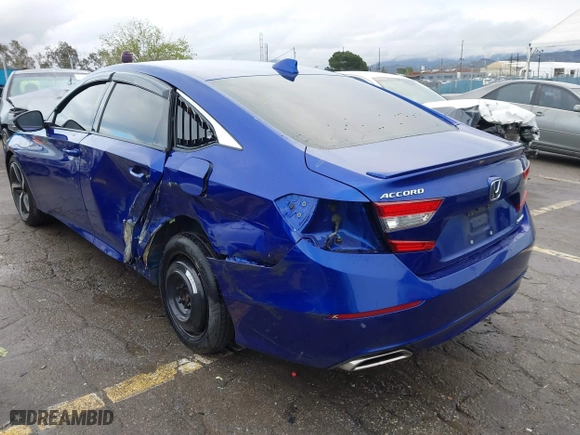2019 Honda Accord Sedan Sport 1.5T with VIN 1HGCV1F3XKA059819, listed as a IAAI auction lot 41796021 with 135,767 mi miles. Bid and sale history available at carsss.com. Image 3.