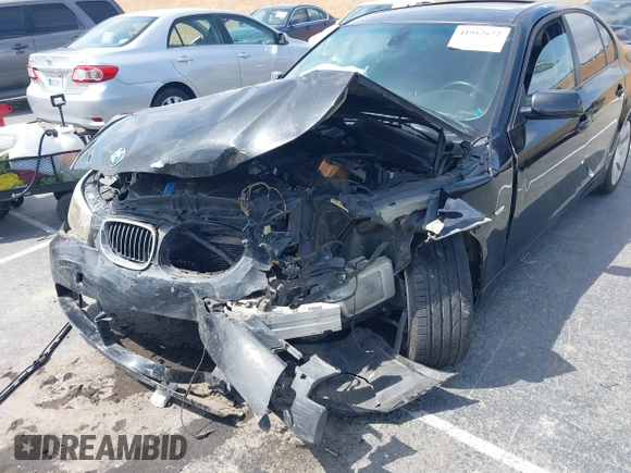 2006 BMW 5 Series 530i with VIN WBANE73576CM41247, listed as a IAAI auction lot 41912672 with Not Provided miles and . Bid and sale history available at carsss.com. Image 6.