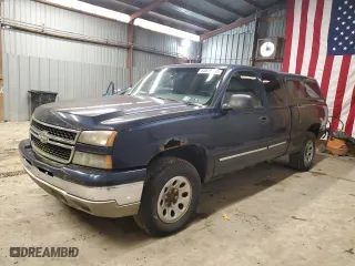 2006 Chevrolet Silverado 1500 LT1 with VIN 2GCEK19V561333540, listed as a Copart auction lot 44519705 with 0 mi miles and Clean Title. Bid and sale history available at carsss.com. Image 1.