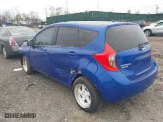 2015 Nissan Versa Note S with VIN 3N1CE2CP3FL367802, listed as a IAAI auction lot 39222778 with 1 mi miles. Bid and sale history available at carsss.com. Image 3.