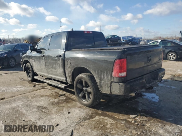 2018 Ram 1500 Big Horn with VIN 1C6RR7LM2JS353826, listed as a Copart auction lot 89186525 with 82,187 mi miles and Clean Title. Bid and sale history available at carsss.com. Image 2.