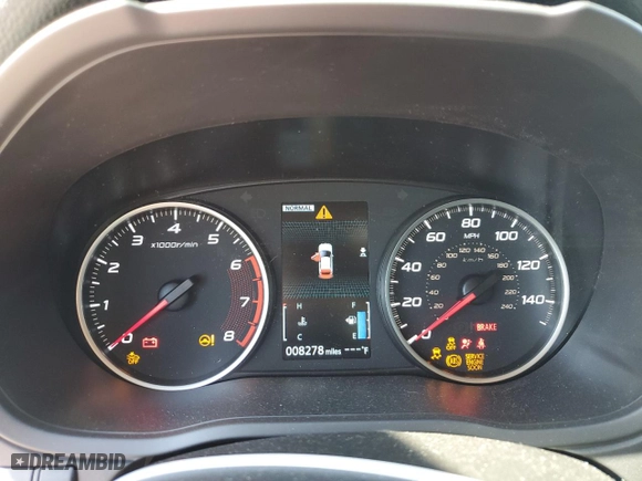2024 Mitsubishi Eclipse Cross LE with VIN JA4ATVAA4RZ081166, listed as a Copart auction lot 46395435 with 8,278 mi miles and Salvage Title. Bid and sale history available at carsss.com. Image 9.