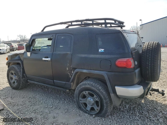 2007 Toyota FJ Cruiser with VIN JTEBU11F970019447, listed as a Copart auction lot 48753225 with 179,717 mi miles and Salvage Title. Bid and sale history available at carsss.com. Image 2.