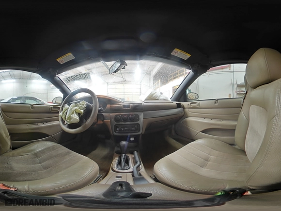 2004 Chrysler Sebring LXi with VIN 1C3EL55RX4N252613, listed as a Copart auction lot 83320874 with 122,642 mi miles and Salvage Title. Bid and sale history available at carsss.com. Image 13.