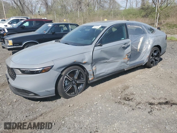 2024 Honda Accord Sport с VIN 1HGCY2F54RA087558, выставлен на аукционе Copart как лот 54376625 с пробегом 6 191 миль миль и Списание • Salvage title. История ставок и продаж доступна на DreamBid. Изображение 1.