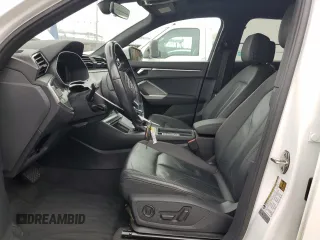 2021 Audi Q3 Premium with VIN WA1AUCF39M1061658, listed as a Copart auction lot 50717875 with 87,363 mi miles and Salvage title. Bid and sale history available at DreamBid. Image 7.