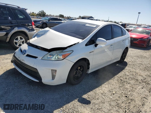 2014 Toyota Prius Four with VIN JTDKN3DU6E1781942, listed as a Copart auction lot 47058935 with 187,362 mi miles and Salvage Title. Bid and sale history available at DreamBid. Image 1.