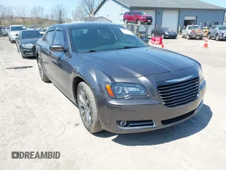 2014 Chrysler 300 with VIN 2C3CCAGG2EH384383, listed as a IAAI auction lot 42044047 with 114,271 mi miles. Bid and sale history available at carsss.com. Image 1.