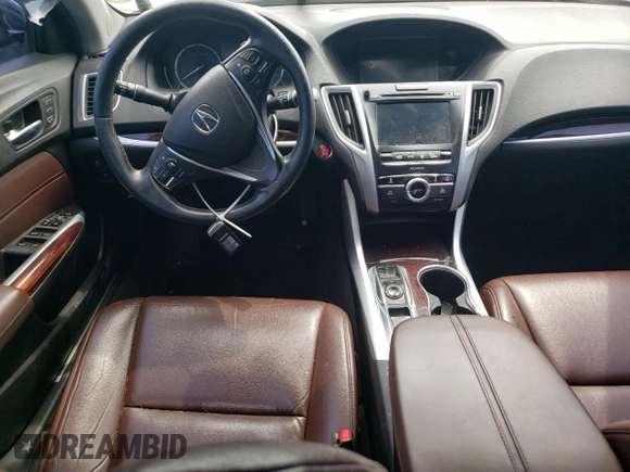 2017 Acura TLX V6 with VIN 19UUB2F30HA005909, listed as a Copart auction lot 61299515 with 144,648 mi miles and Salvage title. Bid and sale history available at DreamBid. Image 8.