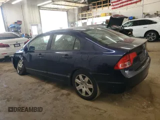 2008 Honda Civic LX with VIN 1HGFA16538L101125, listed as a Copart auction lot 55877955 with 191,387 mi miles and Non Repairable. Bid and sale history available at DreamBid. Image 2.