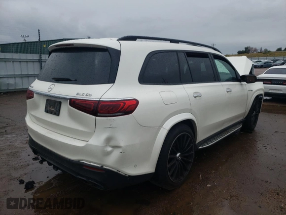 2021 Mercedes-Benz GLS with VIN 4JGFF8KE1MA286260, listed as a Copart auction lot 67636973 with 0 mi miles. Bid and sale history available at carsss.com. Image 3.