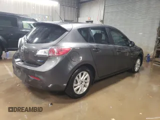 2013 Mazda 3 i Touring with VIN JM1BL1L75D1777109, listed as a Copart auction lot 87866445 with 95,316 mi miles and Salvage Title. Bid and sale history available at carsss.com. Image 3.