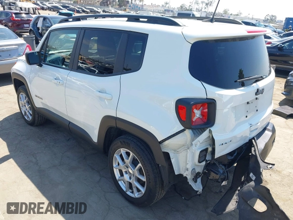 2022 Jeep Renegade Latitude with VIN ZACNJDB14NPN69500, listed as a IAAI auction lot 42478288 with 30,747 mi miles and . Bid and sale history available at DreamBid. Image 3.