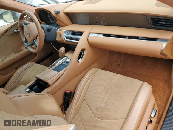 2021 Lexus LC 500h с VIN JTHBP5AY2MA100332, выставлен на аукционе Copart как лот 56463145 с пробегом 33 589 миль миль и Списание • Salvage title. История ставок и продаж доступна на DreamBid. Изображение 8.